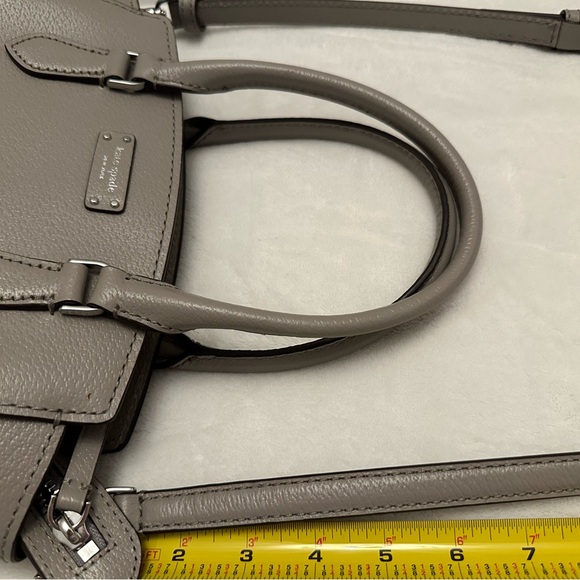 Kate Spade Jeanne Small Satchel Soft Taupe-lightly used with tags - Picture 7 of 9